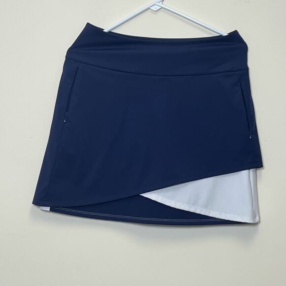 Kinona Wrap It Up Navy Golf Skort Small - Picture 1 of 8